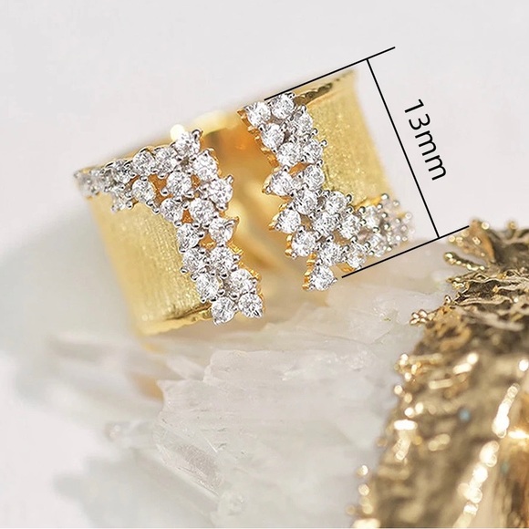 New Wide Luxury Adjustable Rings - Picture 5 of 5